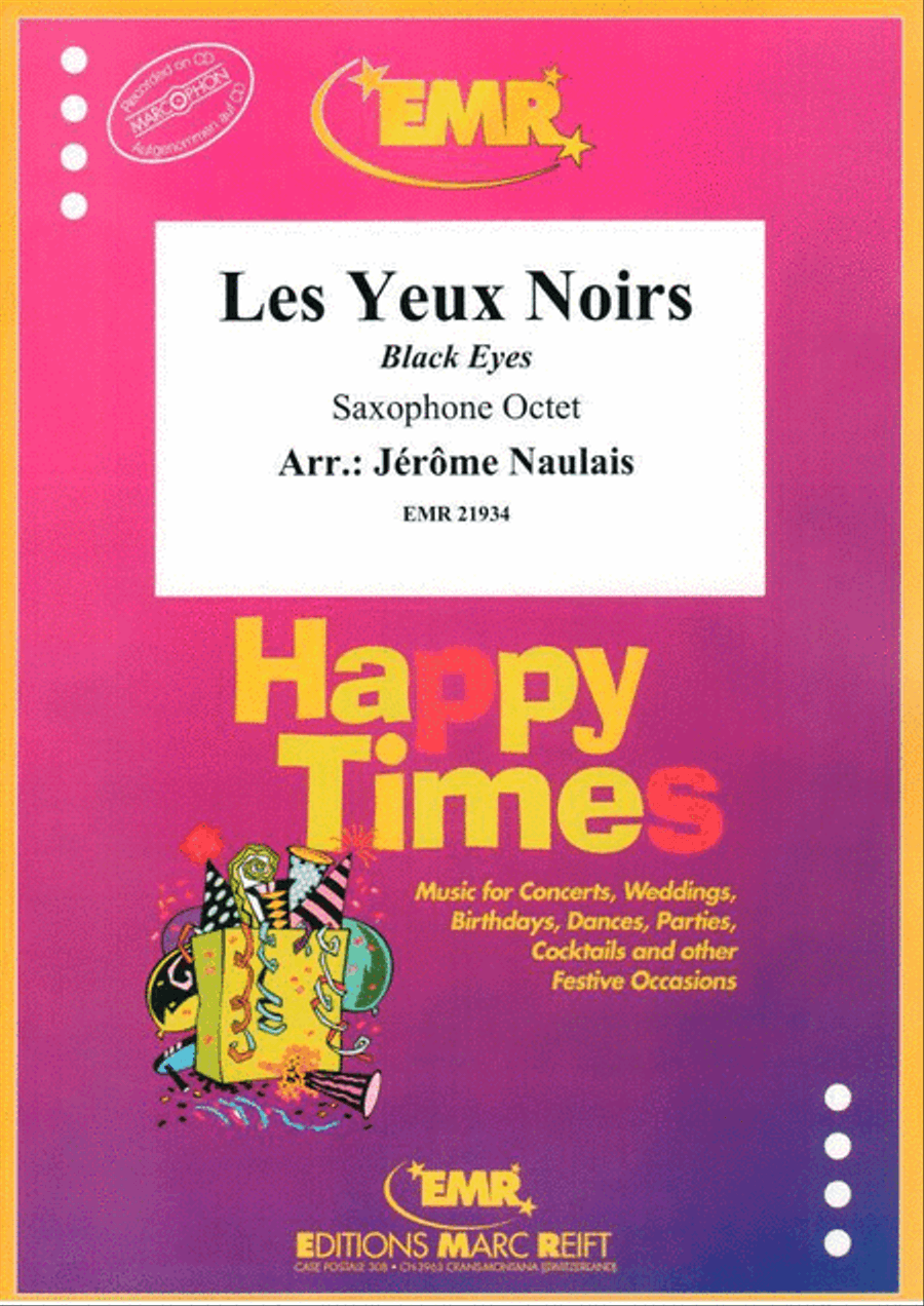 Les Yeux Noirs Les Yeux Noirs Saxophone Ensemble scores gallery preview page 1