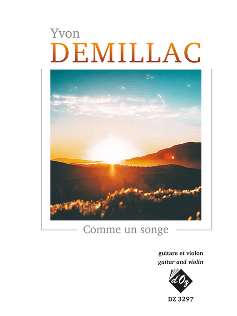 Comme un songe Violin scores gallery preview page 1