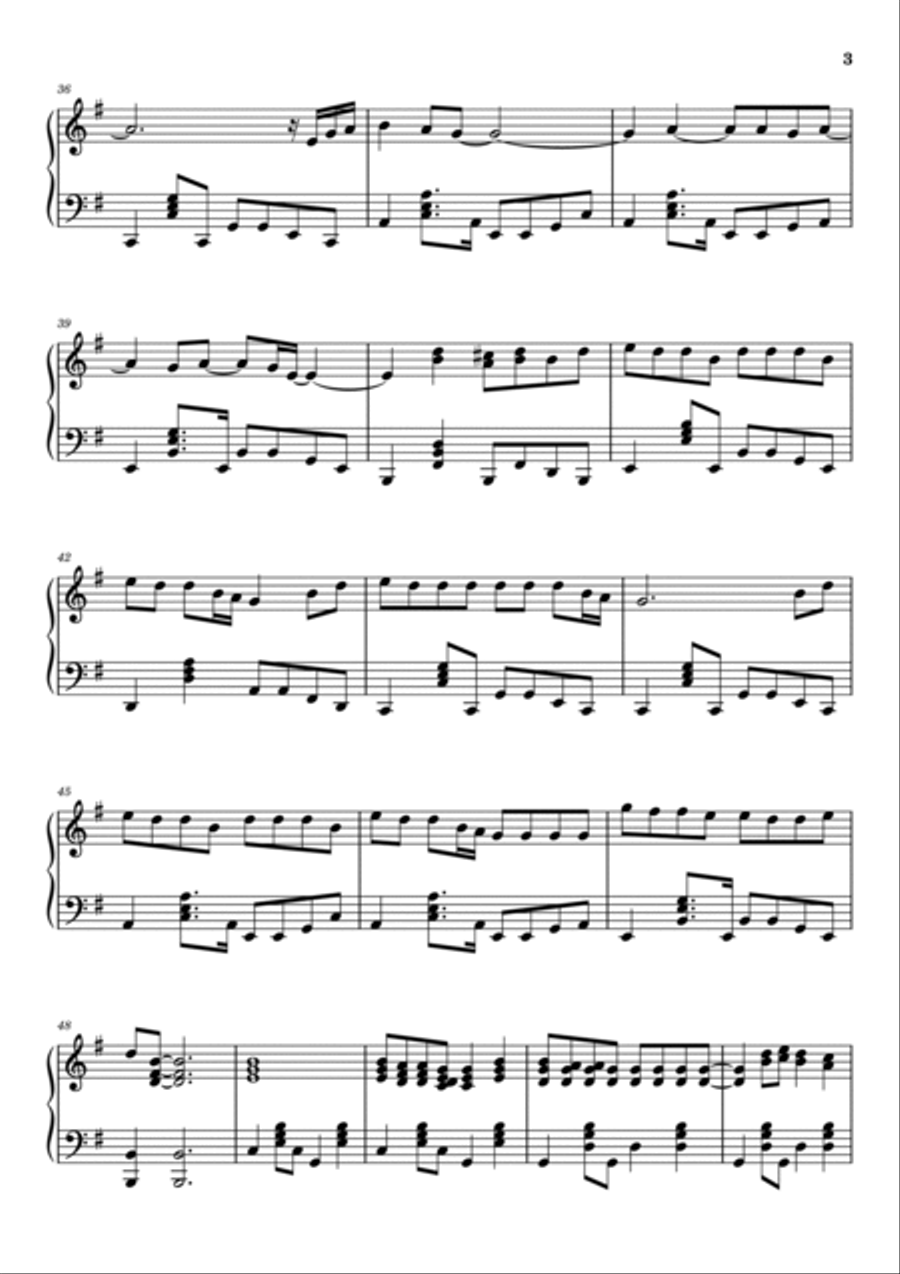 One Of These Nights One Of These Nights Piano Solo scores gallery preview page 3