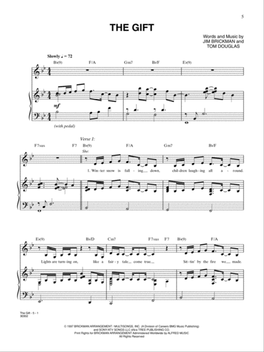The Essential Jim Brickman Piano, Vocal, Guitar scores gallery preview page 6