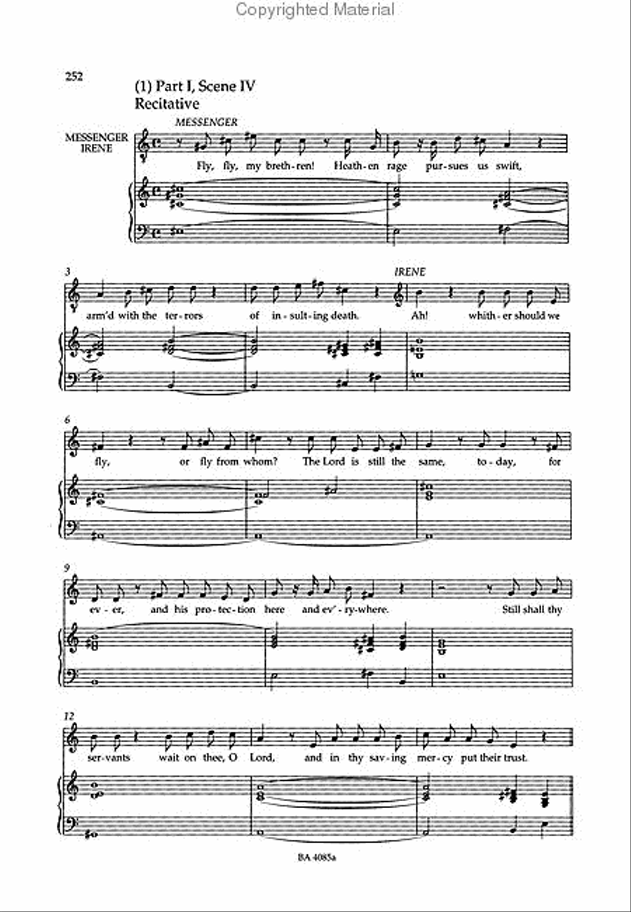 Theodora HWV 68 Mixed Choir scores gallery preview page 4