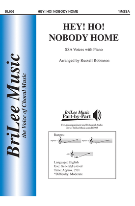 Book cover for Hey! Ho! Nobody Home