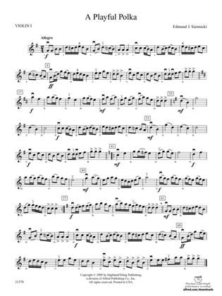 A Playful Polka: 1st Violin