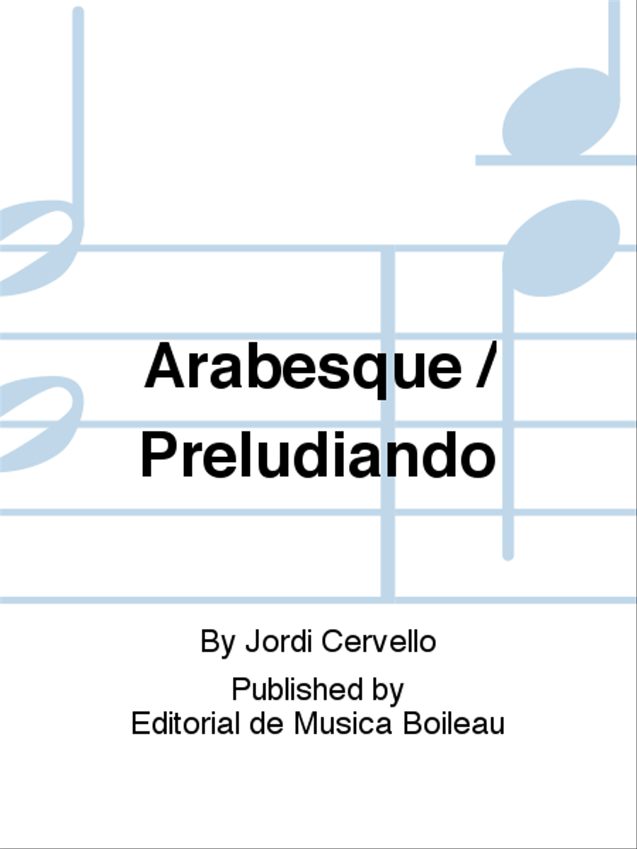 Arabesque / Preludiando Piano Solo scores gallery preview page 1