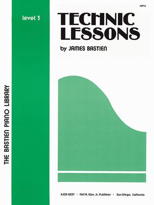 Book cover for Technic Lessons, Level 3