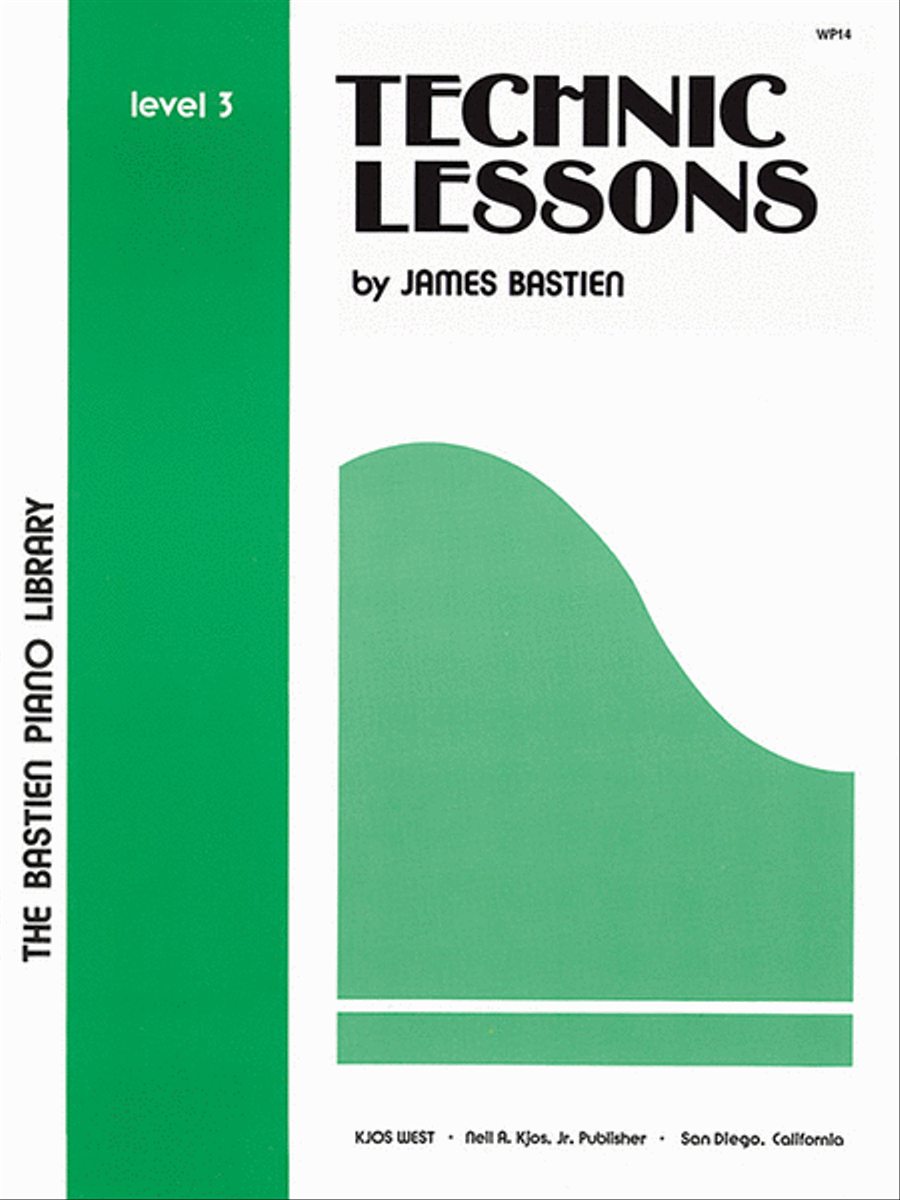 Technic Lessons, Level 3 Technic Lessons, Level 3 Piano Method scores gallery preview page 1