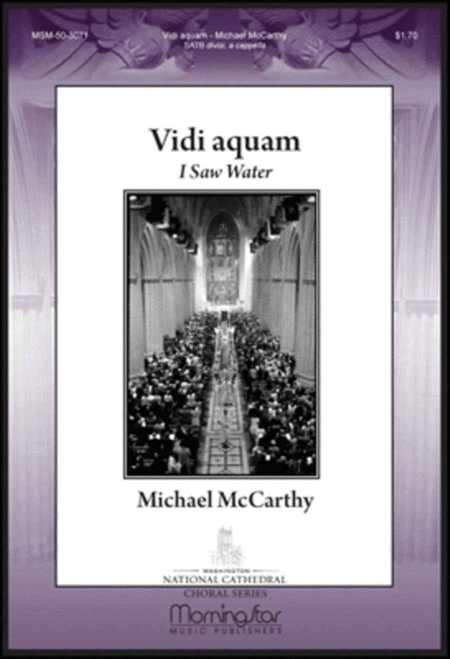 Vidi aquam (I Saw Water) Vidi aquam (I Saw Water) Divisi scores gallery preview page 1