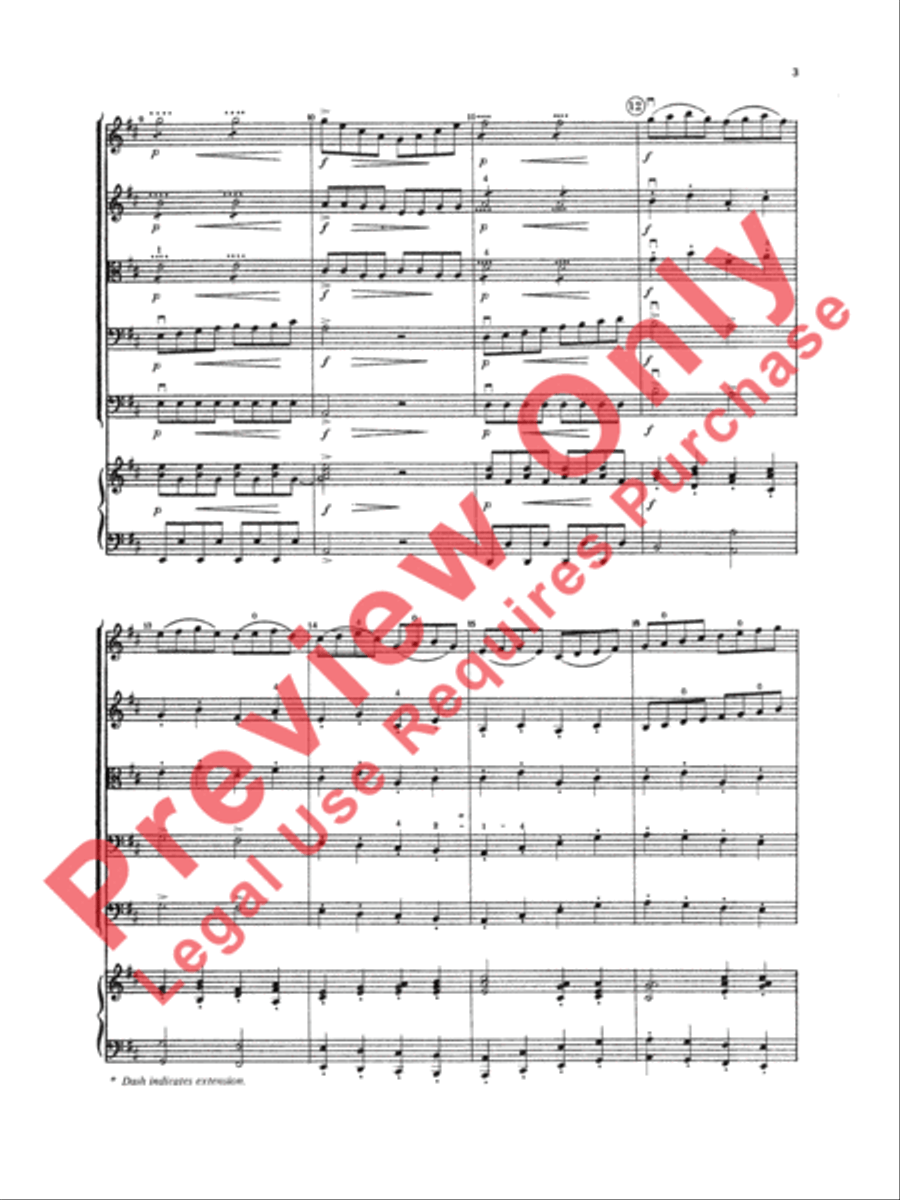 Concerto in D Major String Orchestra scores gallery preview page 4