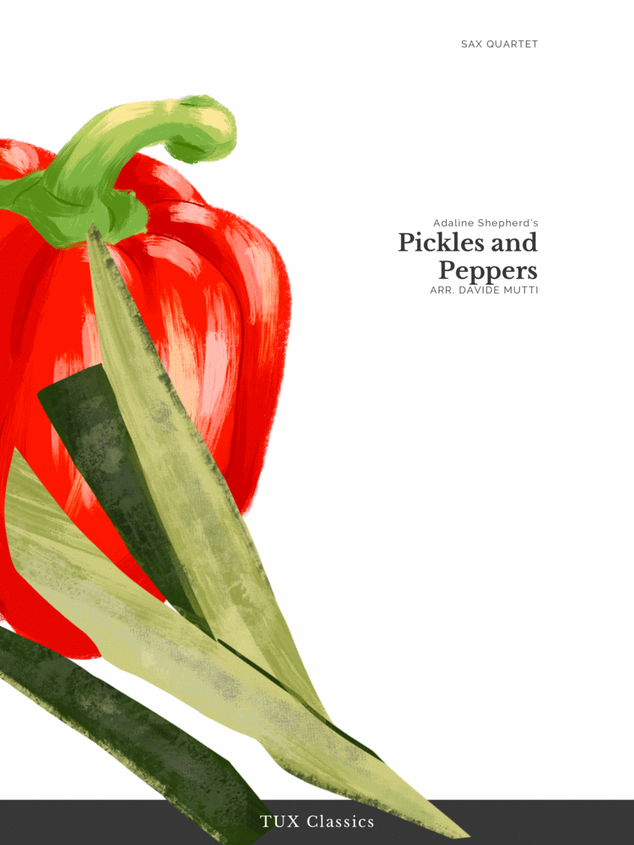 Pickles and Peppers Saxophone Quartet scores gallery preview page 1