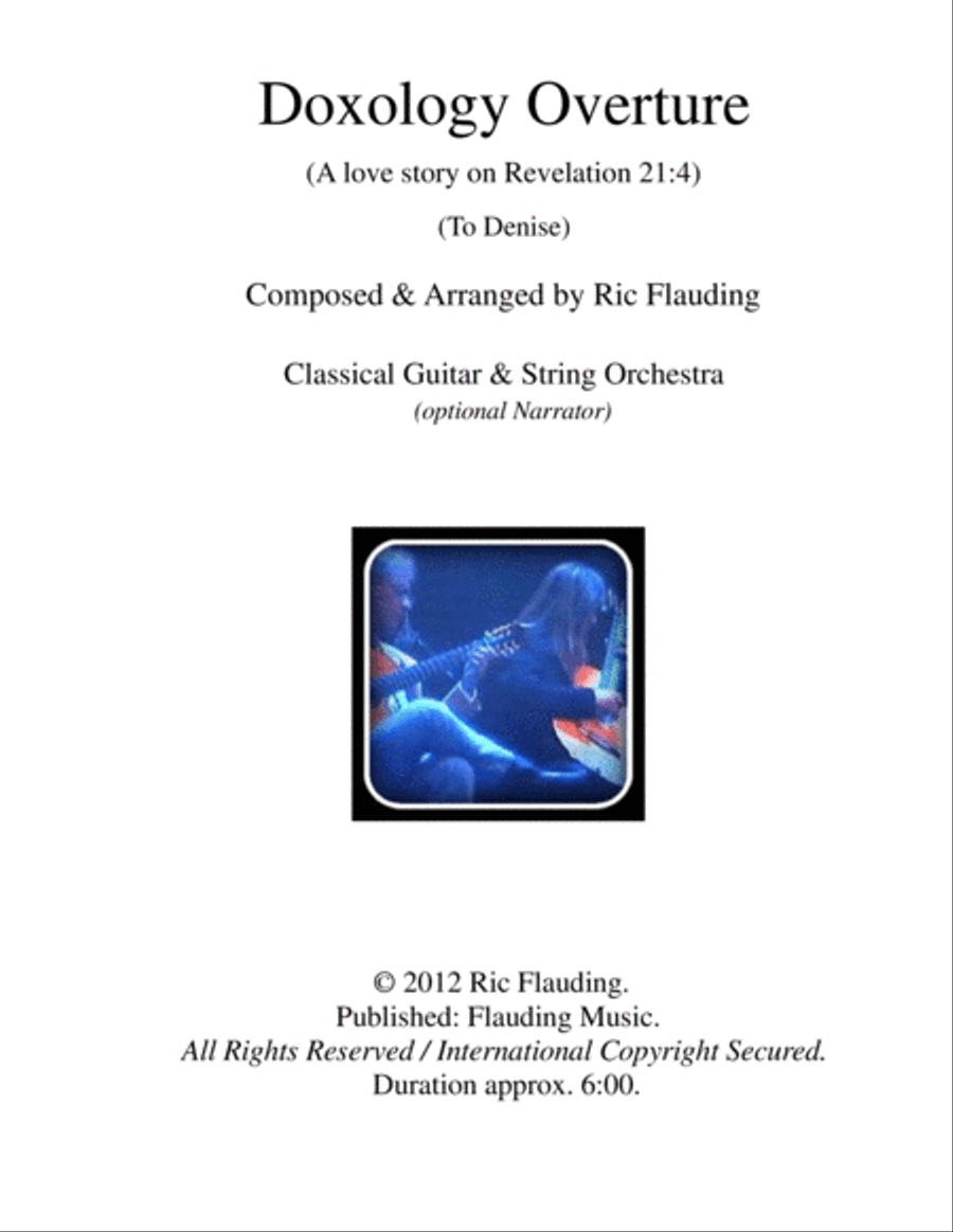 Doxology Overture (Guitar & String Orchestra) String Orchestra scores gallery preview page 1