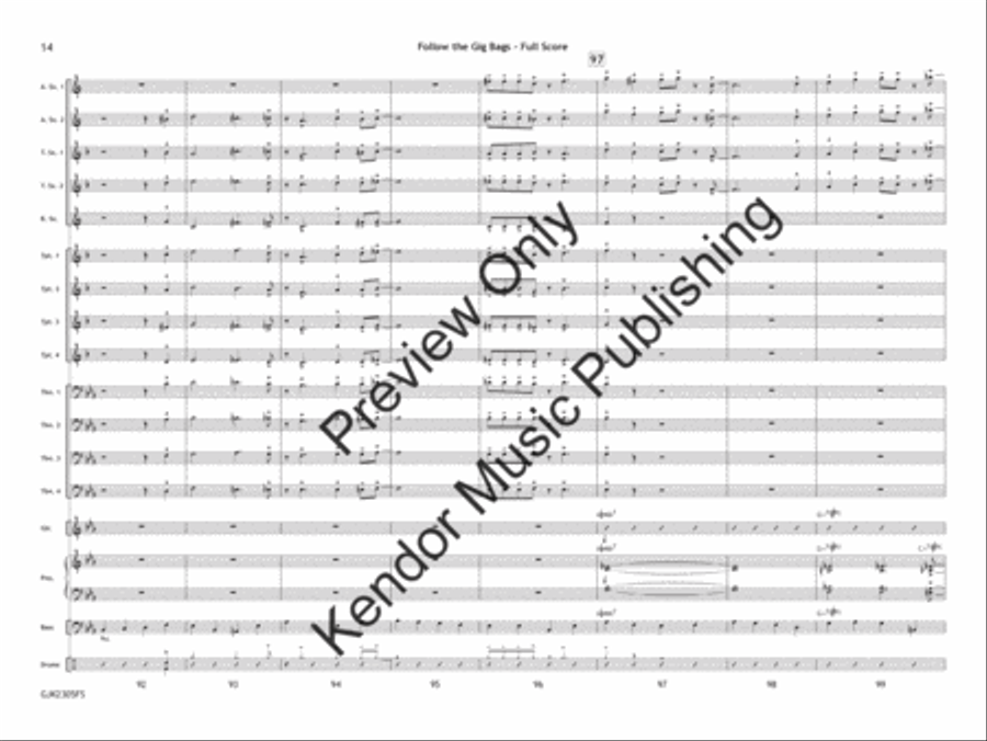 Bossa Doce Bossa Doce Jazz Ensemble scores gallery preview page 15