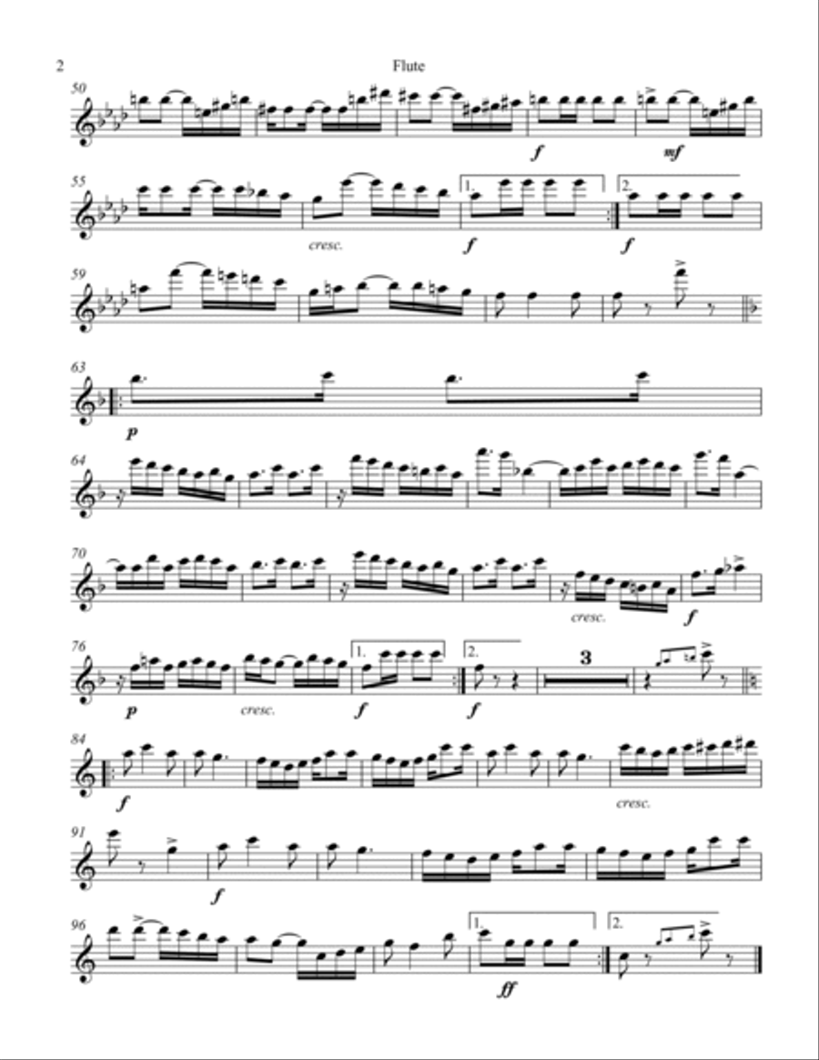 A Breeze from Alabama A Breeze from Alabama Flute Solo scores gallery preview page 2
