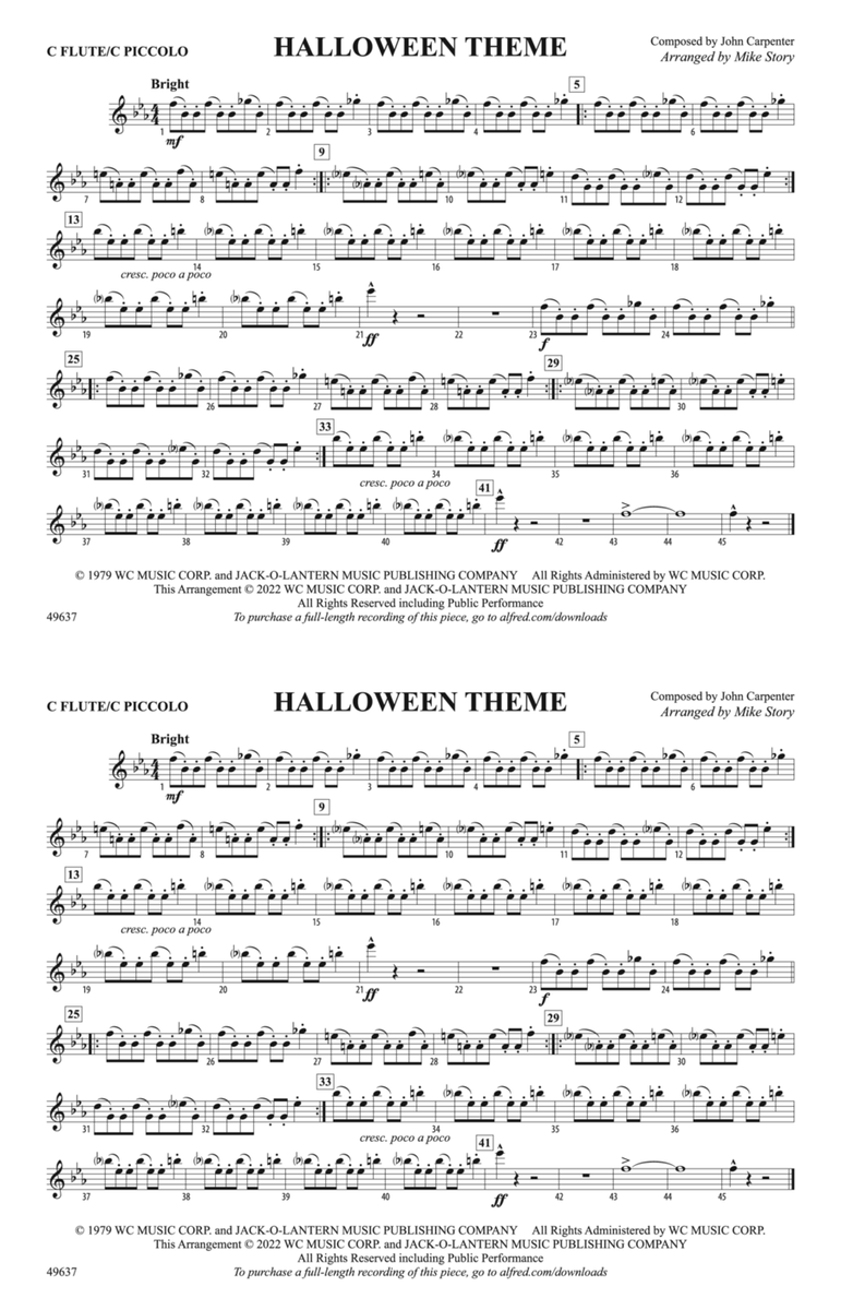 Halloween Theme: Flute