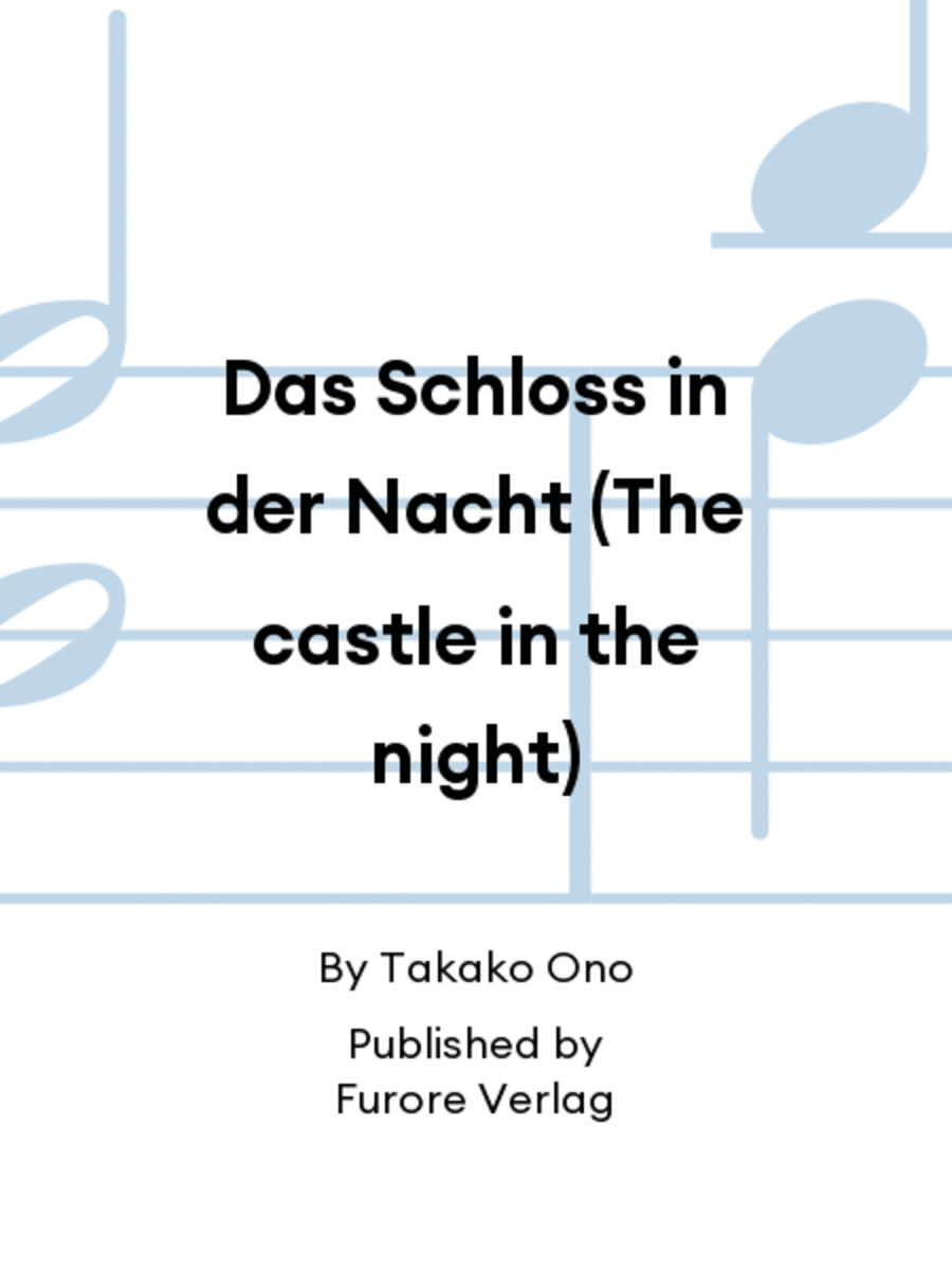 Das Schloss in der Nacht (The castle in the night) Flute Duet scores gallery preview page 1