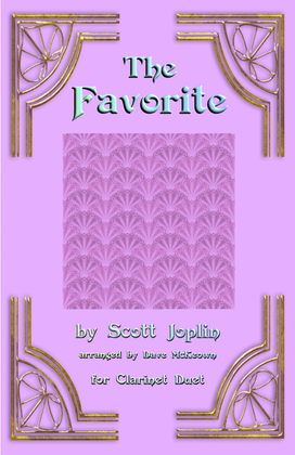Book cover for The Favorite, Two-Step Ragtime for Clarinet Duet
