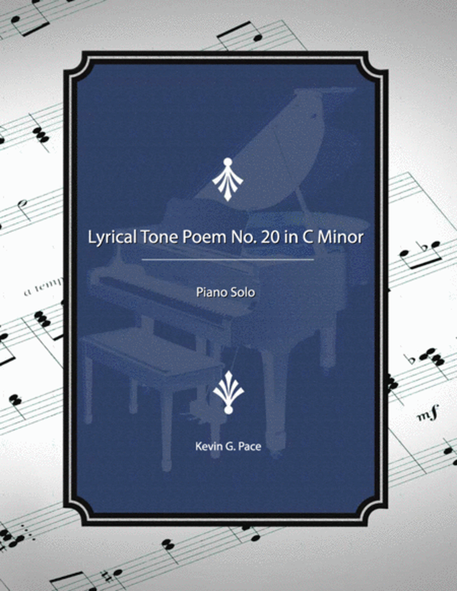 Lyrical Tone Poem No. 20 in C Minor, piano solo image number null