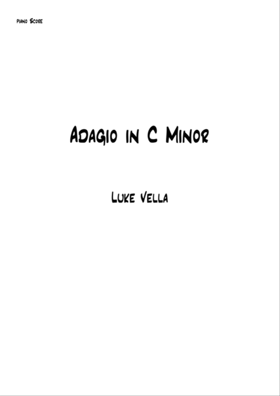 Adagio in C Minor Piano Method scores gallery preview page 2