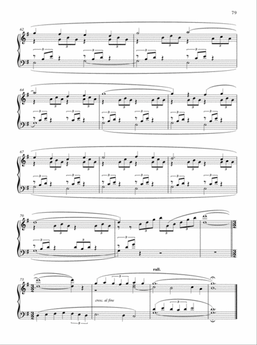 Oxford Book of Lent and Easter Organ Music for Manuals Organ Solo scores gallery preview page 79