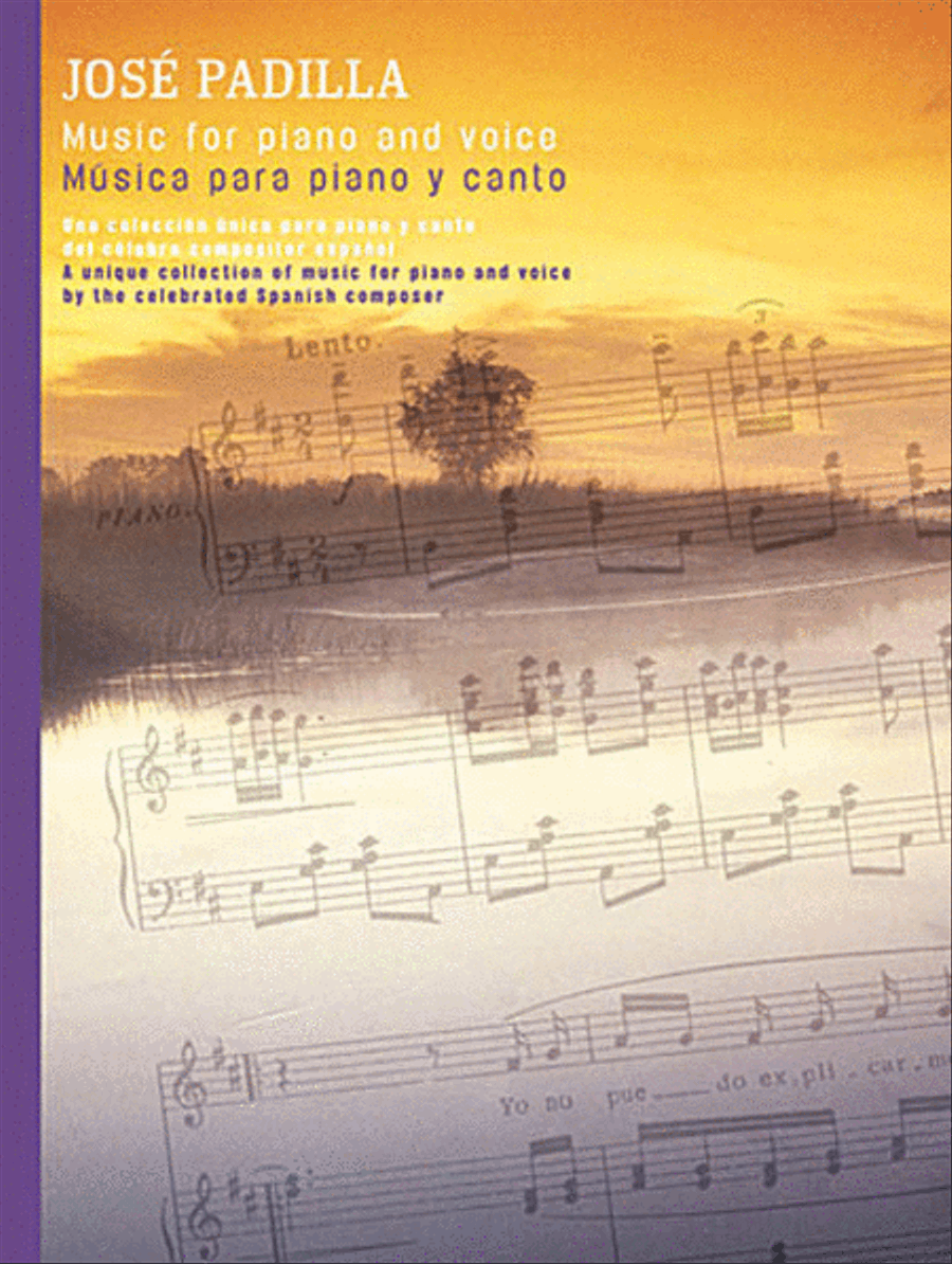 Jose Padilla: Music For Piano And Voice Voice Solo scores gallery preview page 1