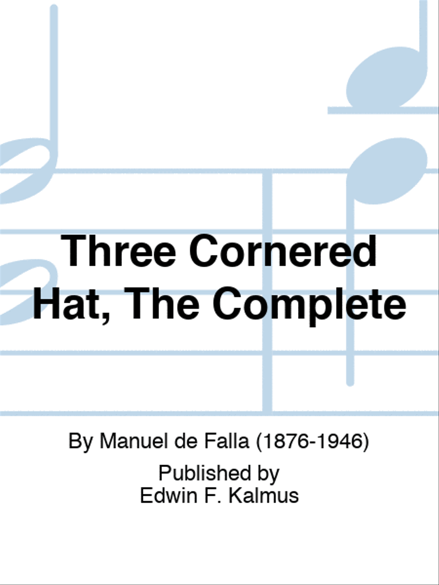 Three Cornered Hat, The Complete Set of Parts scores gallery preview page 1