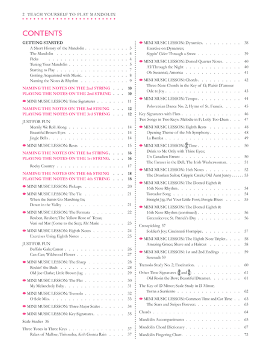 Teach Yourself To Play Mandolin - Book Mandolin scores gallery preview page 3