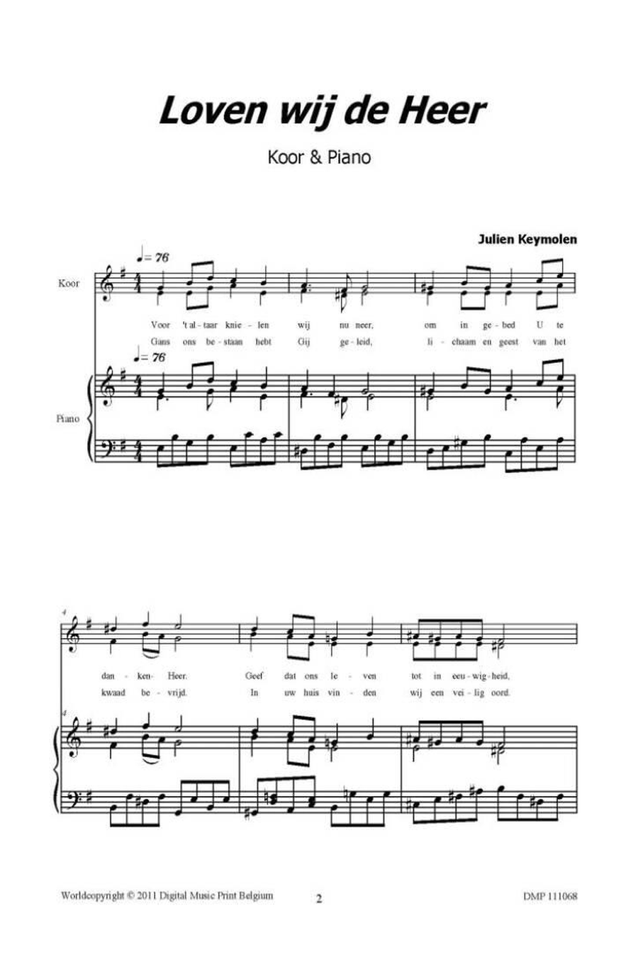 Loven Wij De Heer Mixed Choir scores gallery preview page 2