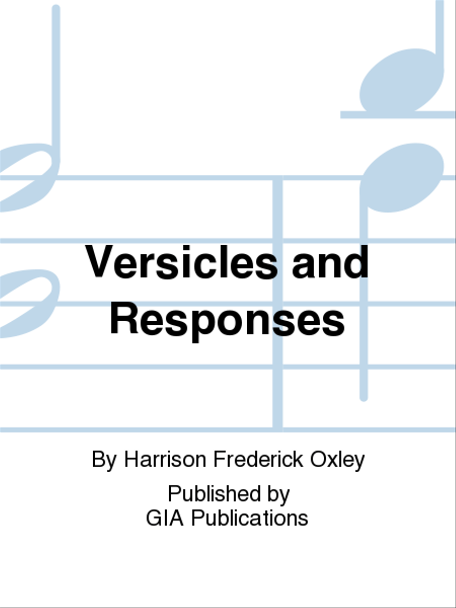 Versicles and Responses Versicles and Responses 4-Part scores gallery preview page 1