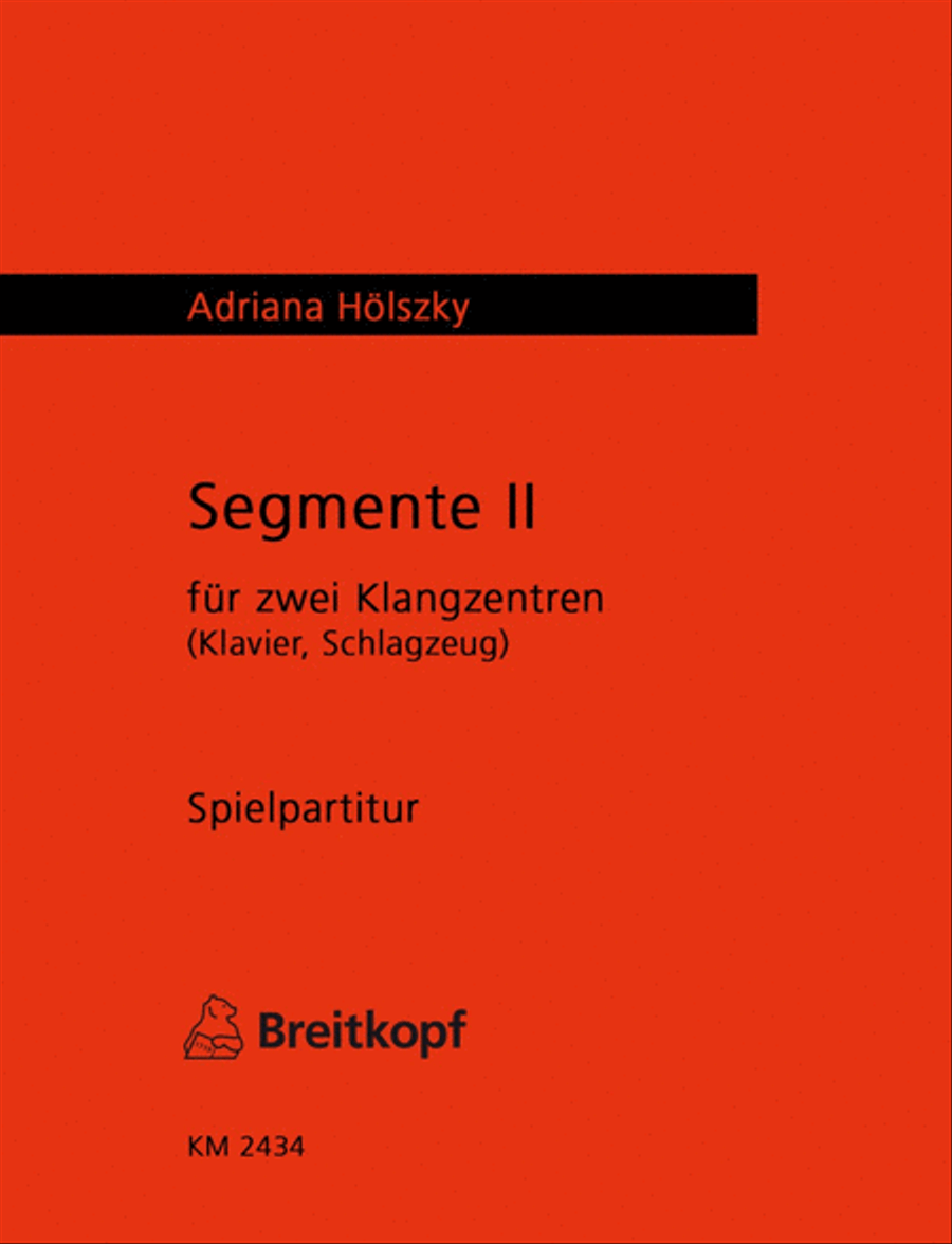 Segmente II Percussion scores gallery preview page 1