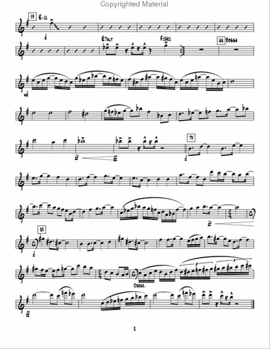 Boss of Funk Boss of Funk Jazz Ensemble scores gallery preview page 3