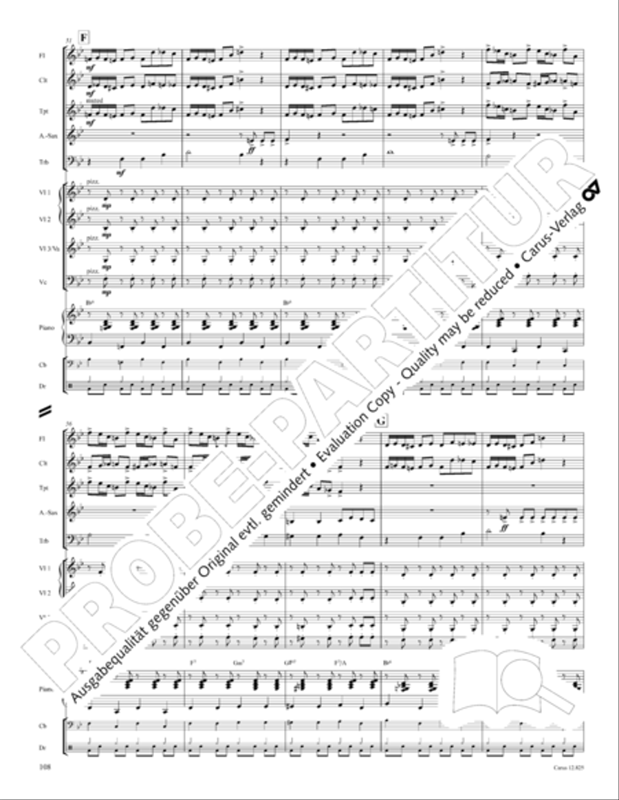 Circus Allegro Choir scores gallery preview page 109
