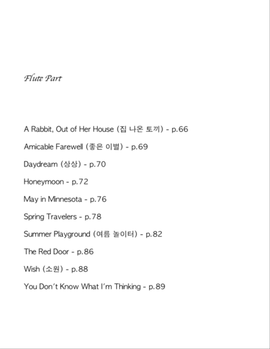 Contemporary Music for Flute and Piano Flute Solo scores gallery preview page 3
