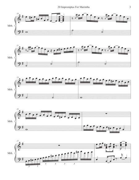 Impromptu No.18 For Marimba
