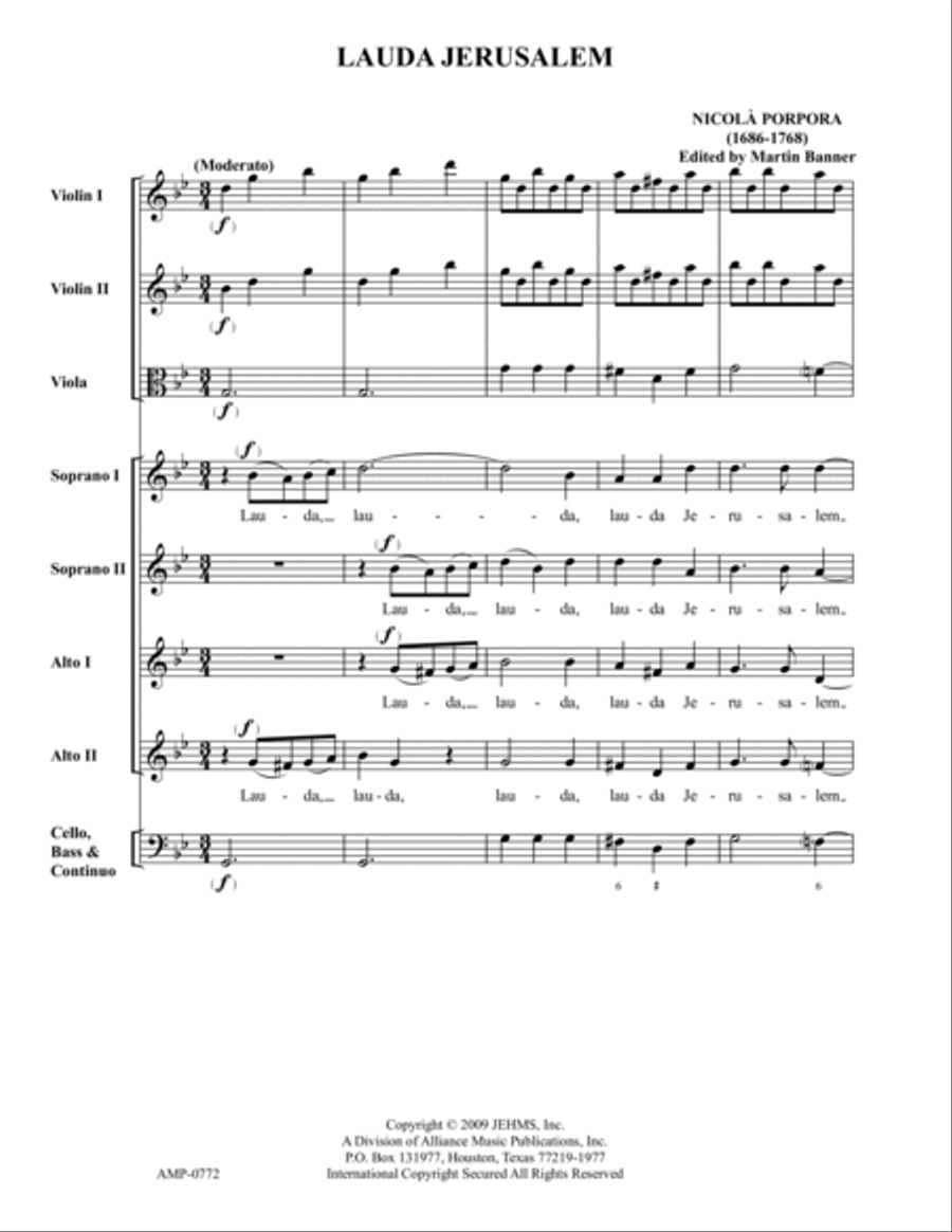 Lauda Jerusalem Lauda Jerusalem SSAA scores gallery preview page 7