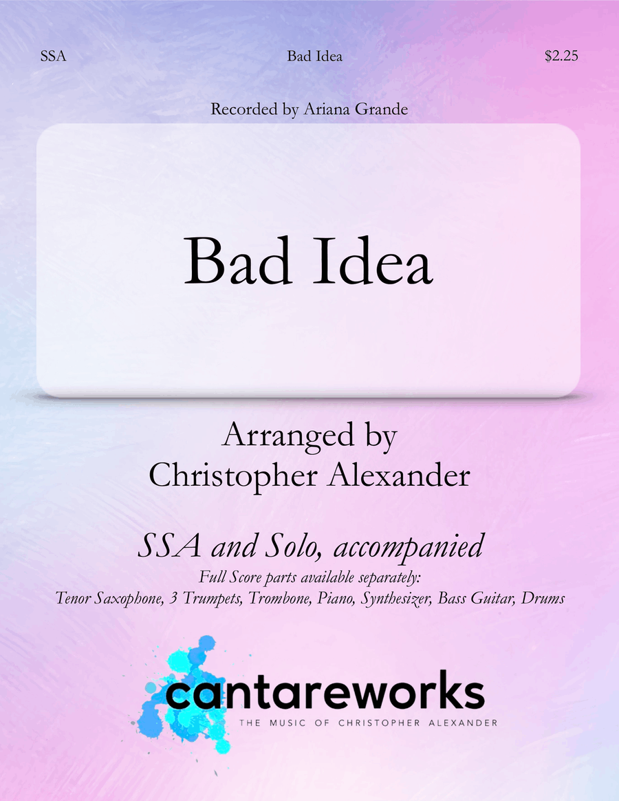 Bad Idea Bad Idea SSA scores gallery preview page 1