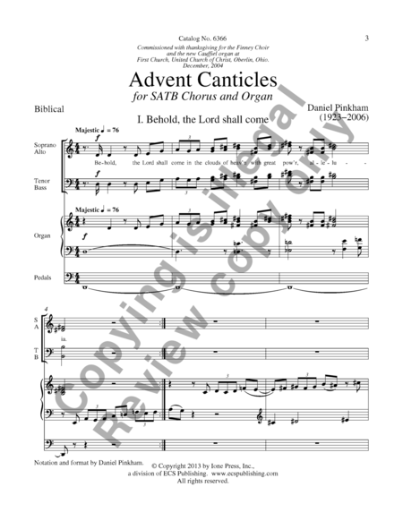 Advent Canticles image number null