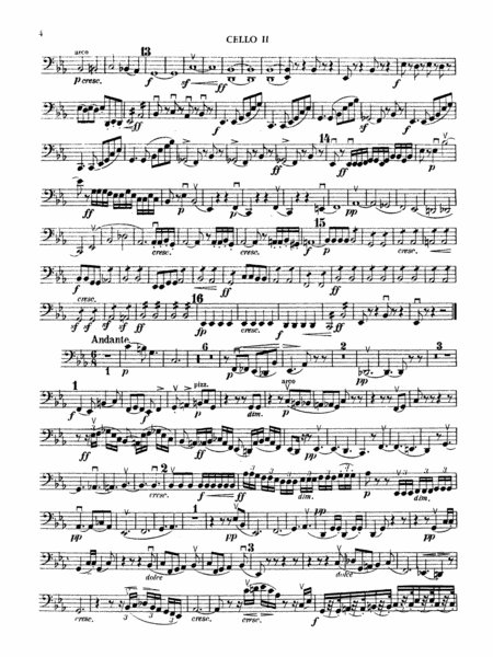 String Octet in E-Flat Major, Op. 20: 2nd Cello
