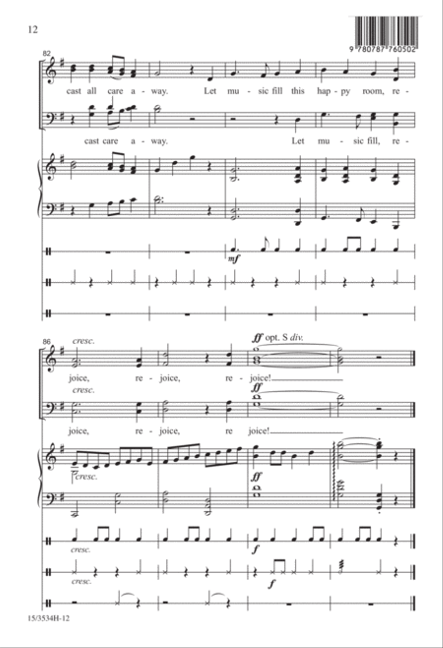 Be Glad This Festive Day 4-Part scores gallery preview page 12