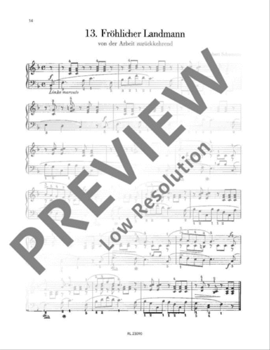 Der junge Pianist Piano Solo scores gallery preview page 15