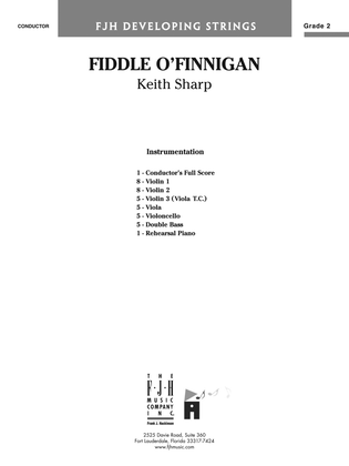 Book cover for Fiddle O'Finnigan: Score