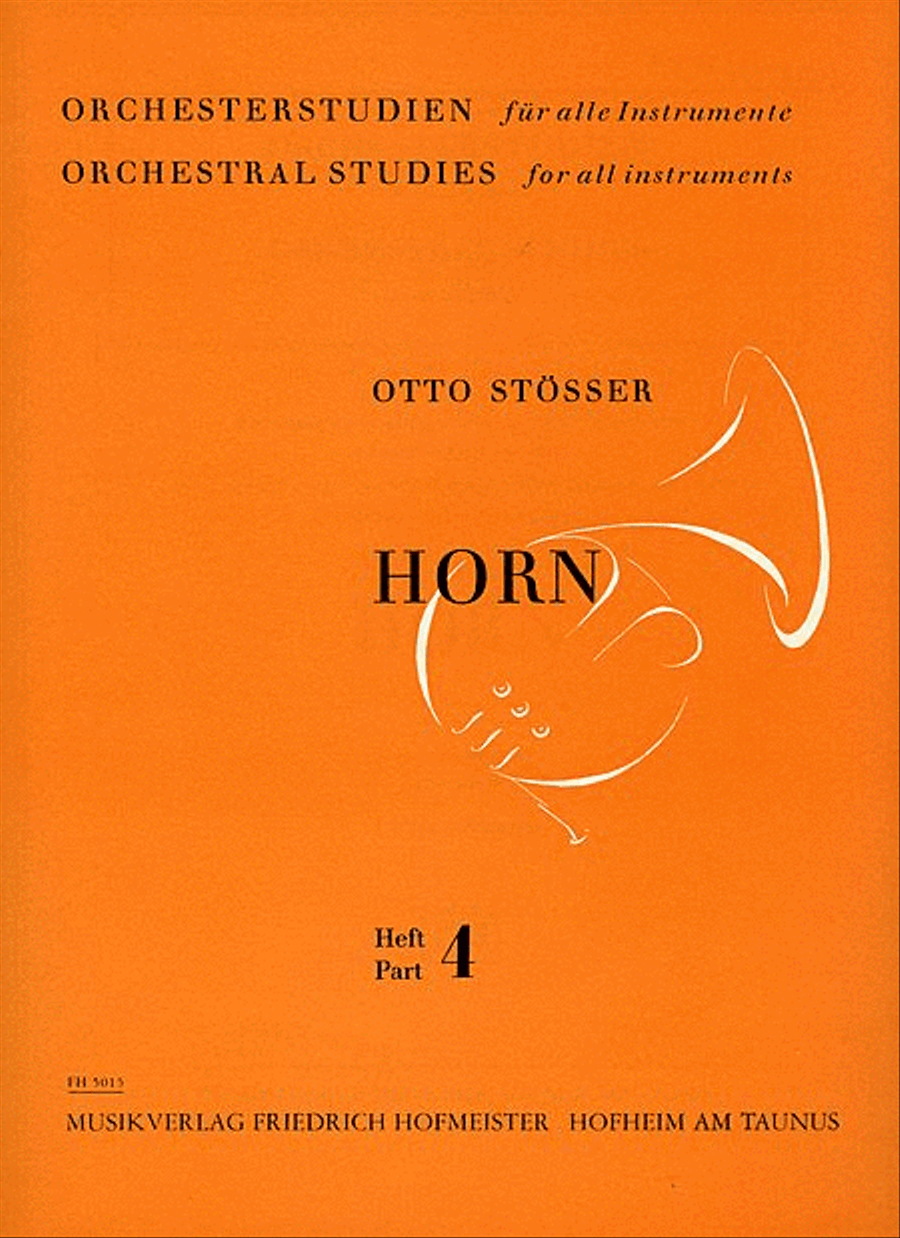 Orchesterstudien, Heft 4