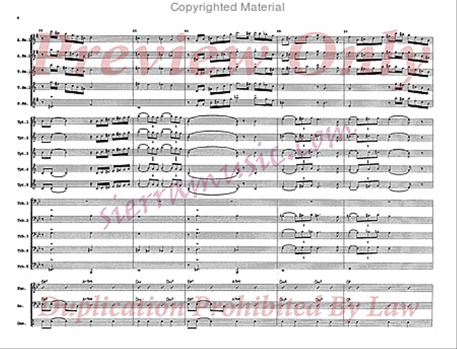My One And Only Love Jazz Ensemble scores gallery preview page 5