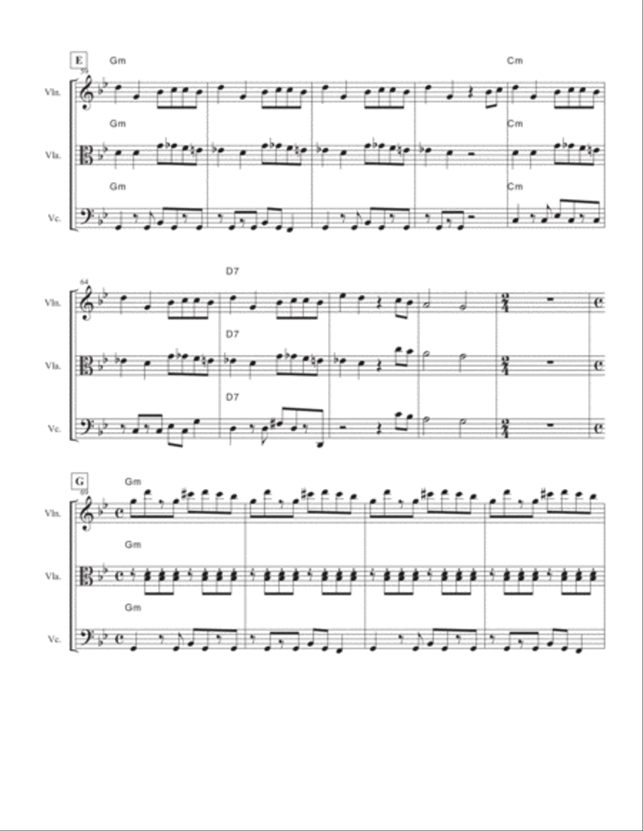 Bad Guy String Trio scores gallery preview page 6