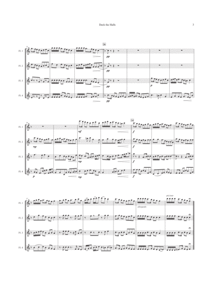 JOYFUL CHRISTMAS: Twelve Carol Settings for Flute Quartet image number null