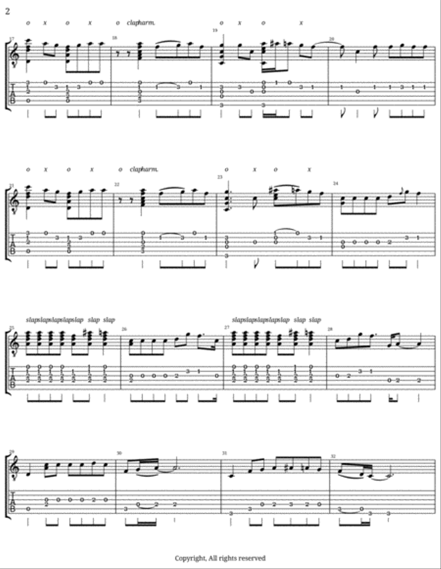 Too Good At Goodbyes Electric Guitar scores gallery preview page 2