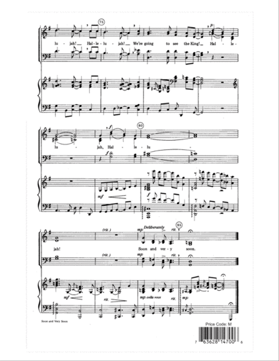 Soon and Very Soon Choir scores gallery preview page 8