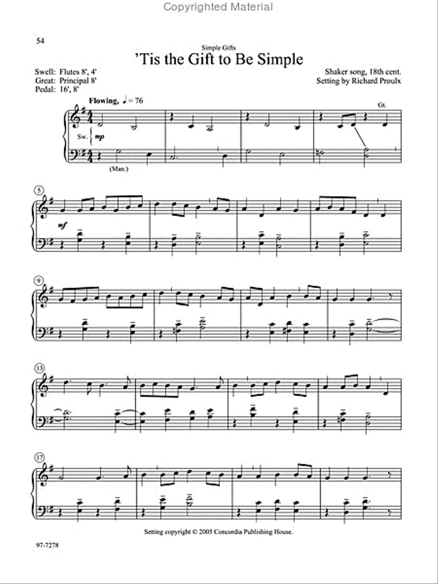 Twelve Hymn Preludes Organ scores gallery preview page 11