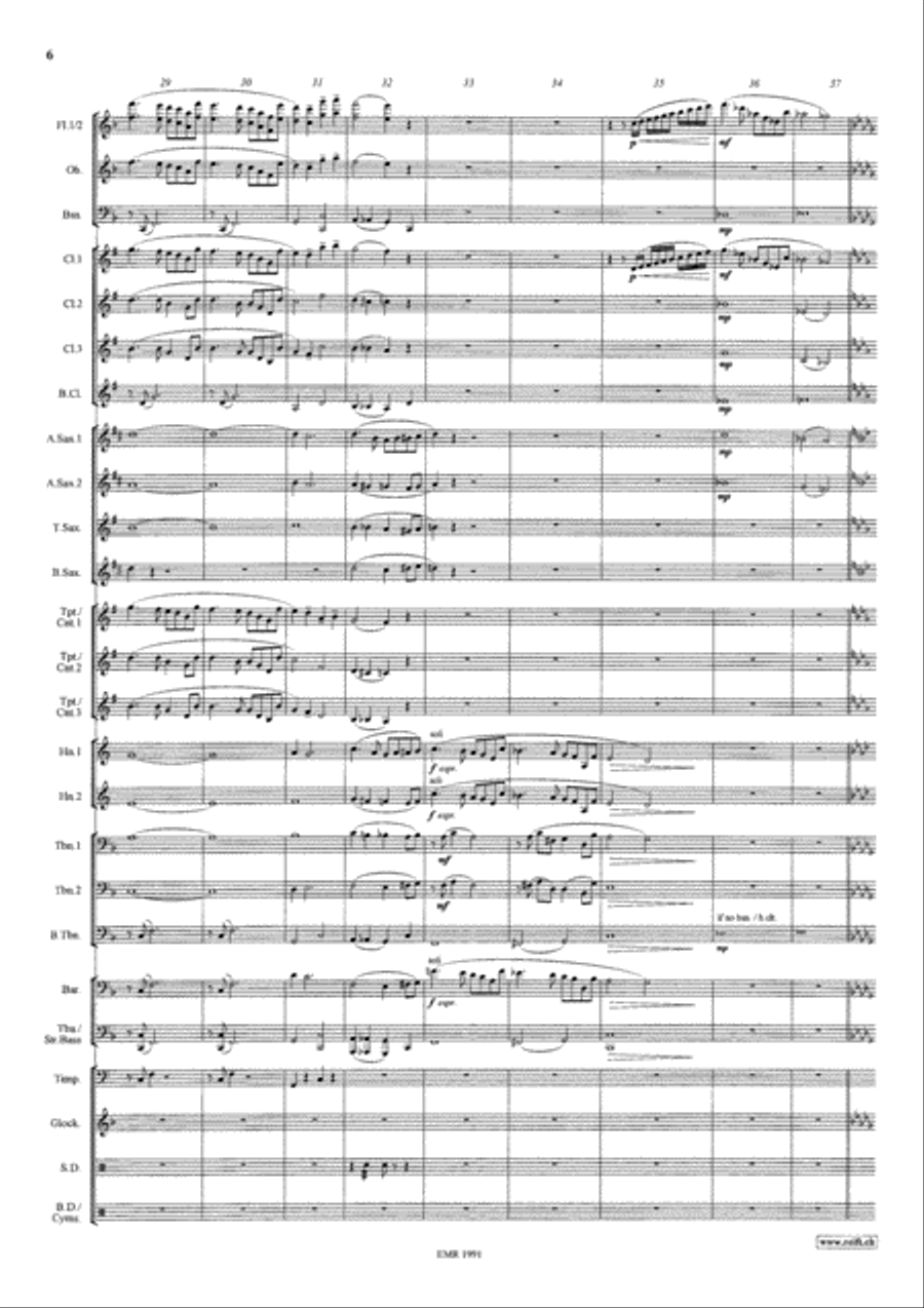 La Vie en Rose Concert Band scores gallery preview page 7