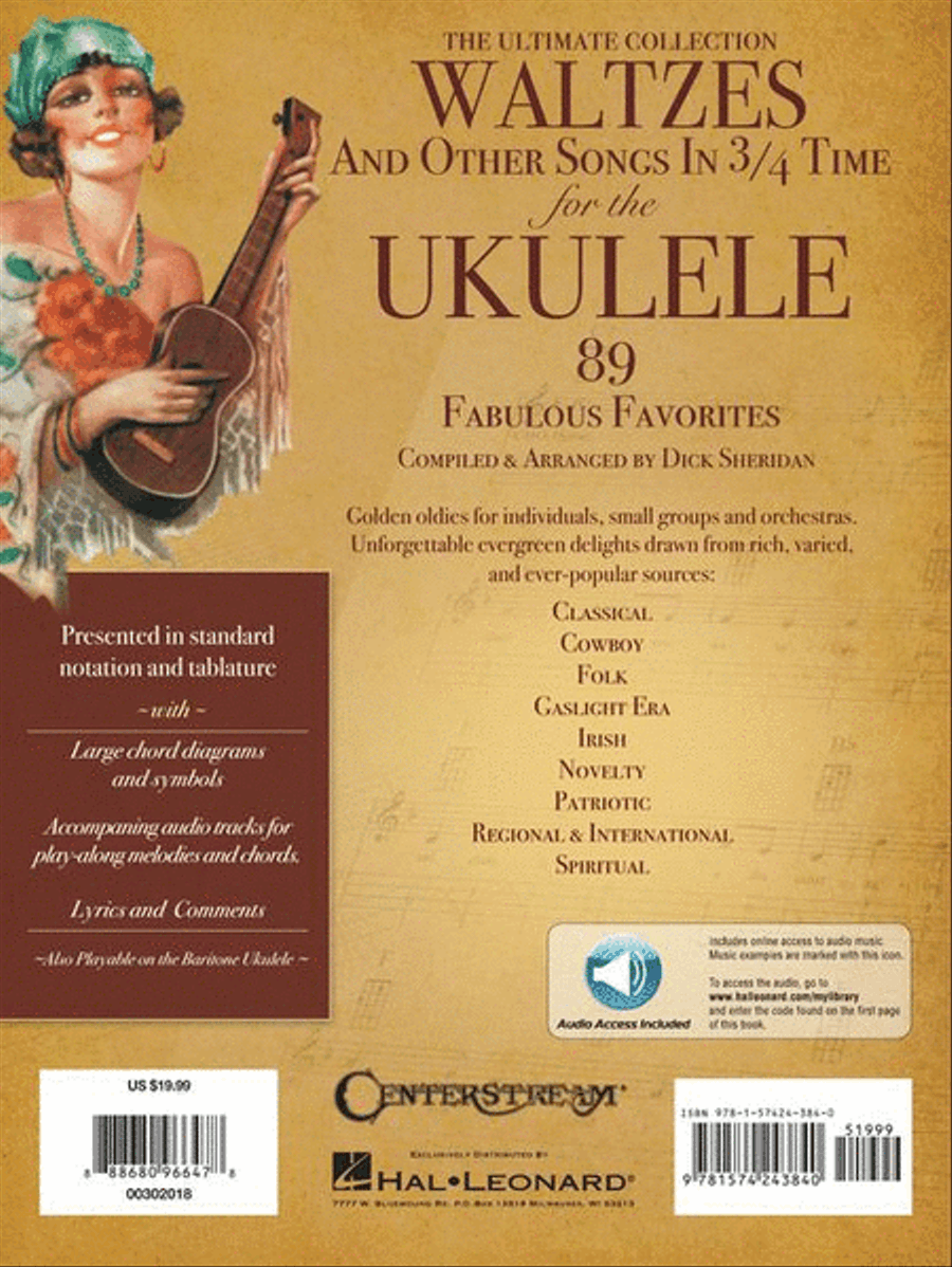 The Ultimate Collection of Waltzes for the Ukulele Guitar Tablature scores gallery preview page 9