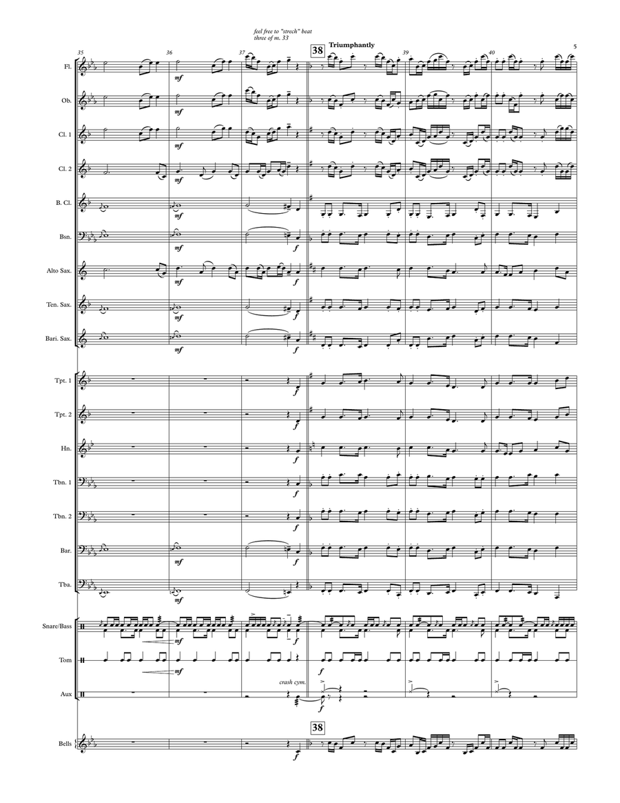 Loch Lomond for Concert Band Concert Band scores gallery preview page 5