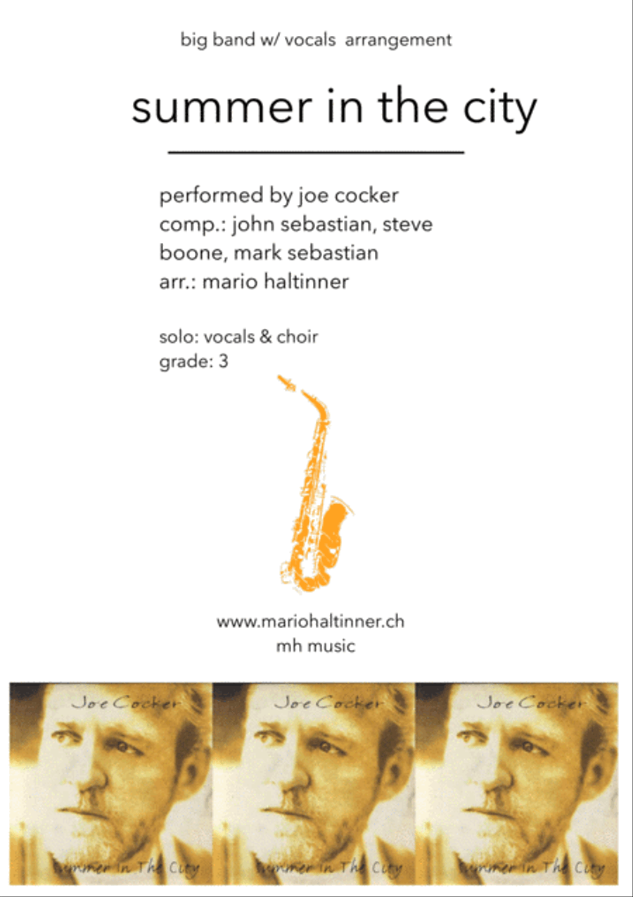 Summer In The City Jazz Ensemble scores gallery preview page 1